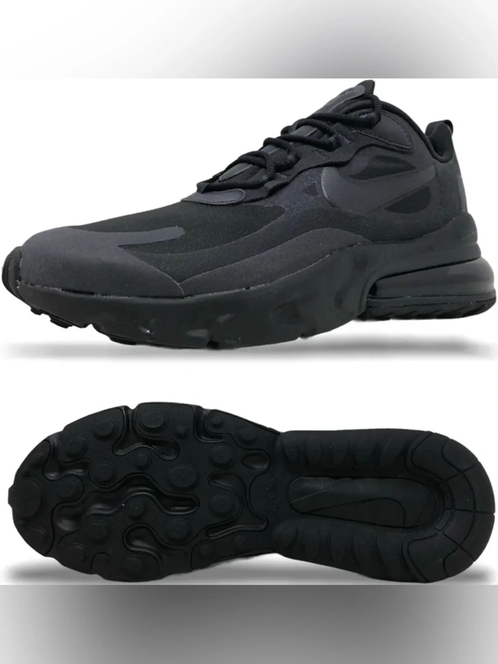 Nike Men’s Air Max 270 React Sneakers - in black oil sz 11